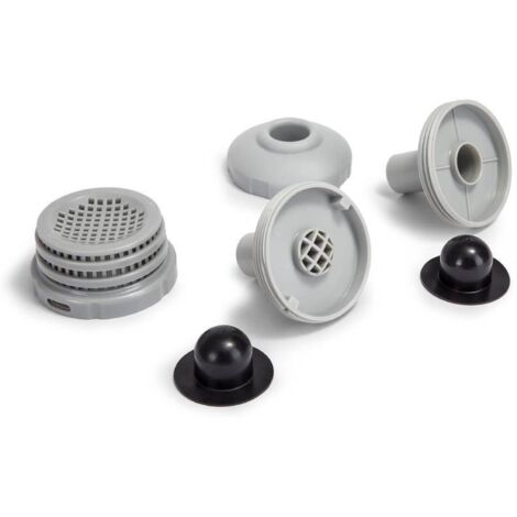 Ø 32 mm connection set - suitable for water regeneration, grey color, compatible with Intex pools (1/4)