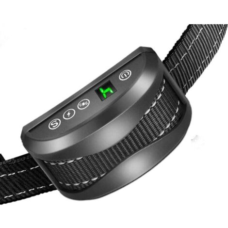 Anti Bark Dog Collar - 3 Modes Shock/Vibration/Sensitivity Training, Safe, Automatic, Rechargeable Battery IP65 Adjustable (1/5)