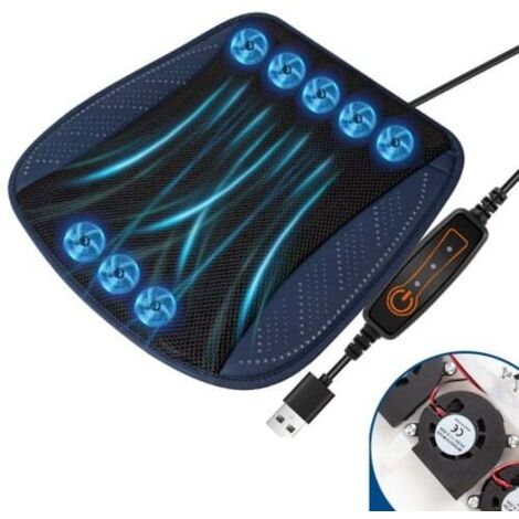 Cooled Seats Universal Car Seat Cooler for Chairs, Home, SUV, Truck / with 8 Sets of Fans (1/5)
