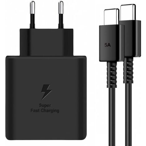 45W Super Fast Charger for Samsung Galaxy S24+, S24 Ultra, S23+, S23 Ultra, S22, S21, Note20, A54, Z Fold5, Flip5, Flip4, USB C Power Outlet Adapter with 5A Cable