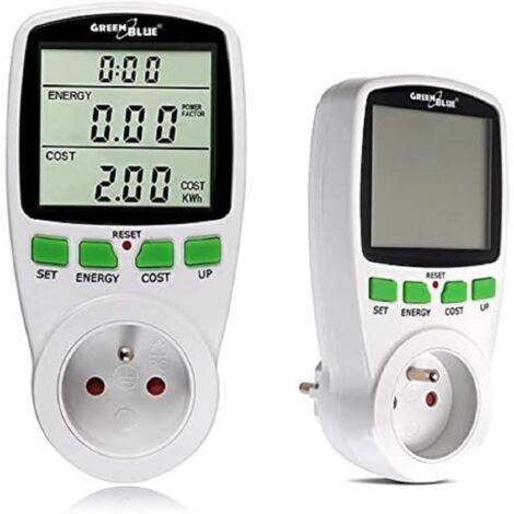 GB202 Energy Consumption Meter Wattmeter Socket Energy Meter Meter (1/5)