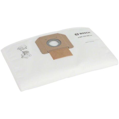 Bosch 2607432037 Fleece Filter Bags For GAS 35 Pack of 5