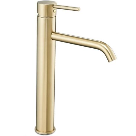 Basin faucet REA Lungo Gold High