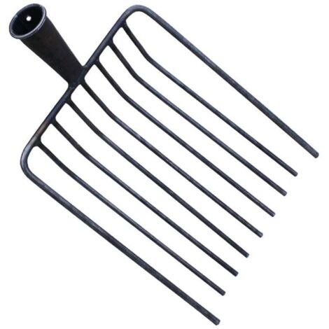 Fork 9-Tine Hay Fork Manure Fork Fog Fork Garden Fork Manure Fork Garden Fork Metal Fork for Garden and Agriculture