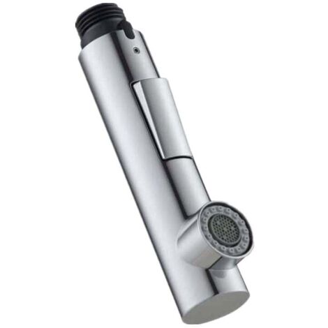 Hand shower, kitchen fittings, 2 nozzles, shower head, replacement hand shower for kitchen mixer, coating, G1/2 inch/61011