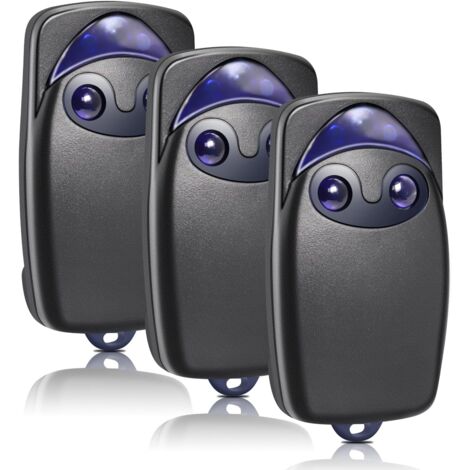 Garage door remote control for Flo2r-s, 3 pieces, 433.92 MHz, compatible with Flo2R-S, 2 channels