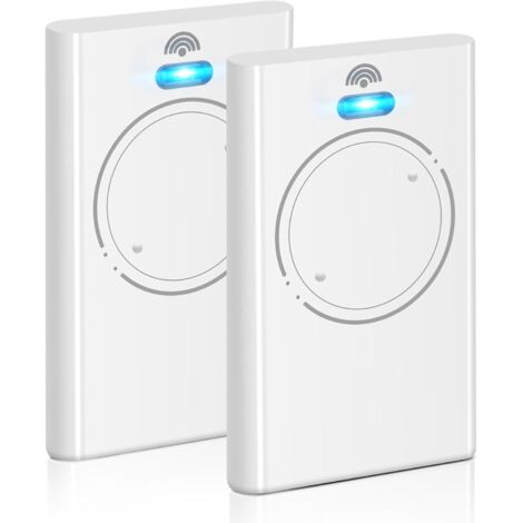 2-pack 868 MHz remote controls for garage door opener XT2 868 SLH LR, 2 channels, white