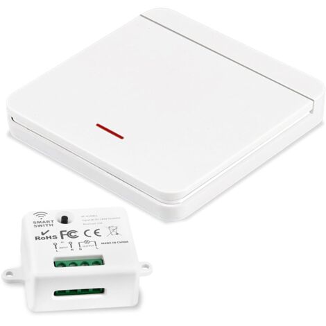 Wireless light switch, wireless transmitter safety switch and receiver control (1/5)