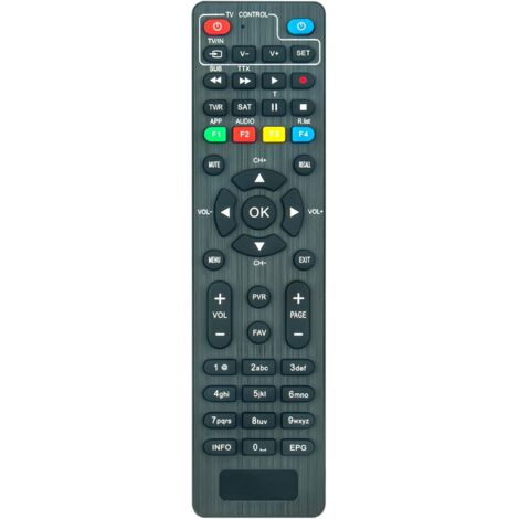 Replacement remote control for Humax Tivumax LT Sat DTT DIGIMAX-T2, DIGIMAX-Nano, HD-3801S2, HD-3601S2, HD-3X00S2, HD-3800S2, HD-3600S2, LT-HD2020T2, HD-2020T2, HD-2020T2/B