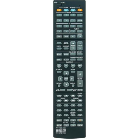 Replacement remote control for Yamaha audio receivers RAV506 RAV507 RAV472 RAV501 RAV505 RX-A830 HTR-6066 RX-A730 RX-V675 TSR-6750 F26990