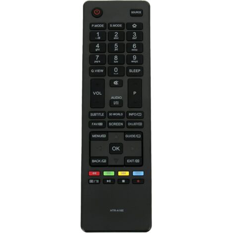 Replacement remote control HTR-A18E for Haier LCD TVs LE22M600CF, LE24M600C, LE24M600CF, LE28M600C, LE32M600C, LE40B800TF, LE42U6500A, LE28M500C, LE32B7000C, LE4444444444, 0B700, 0CF, LE40B650CF