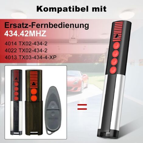 Spare parts for the Sommer remote control, 434.42 MHz 4-channel gate ...