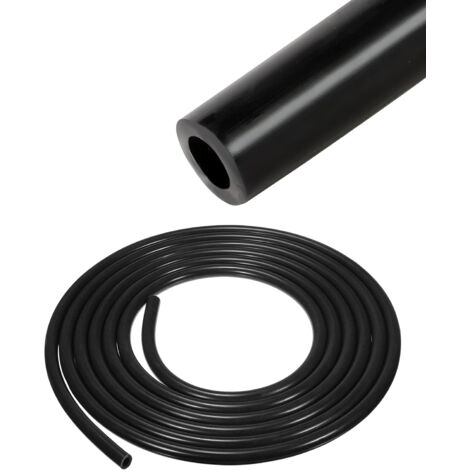 10FT/13FT Car Hose, Fuel Hose, Silicone Hose, Automotive Vacuum Hose, High Temperature Fuel Hose Set (Black - (4 mm ID - 8 mm OD)) (1/5)