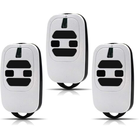 433.92 MHz garage door remote control compatible with DEA GTI2/4, GT2/4, Mio TR2/4, Mio TR2N/4N garage door remote controls (3-pack)