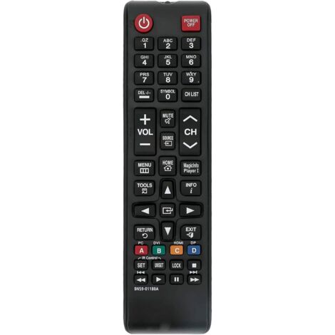 BN59-01180A Replacement remote control for Samsung TV DM65D DM75D DH40D ED65E EM65E EM75E DC40E-M DC48E-M DC55E-M DC40E-H DC48E-H ED75E DB22D OH46F OM46F OM46F-K OH55F OM55F OM55F-K DB10D