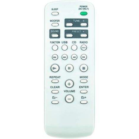 Replacement remote control RMT-CG880A for Sony audio systems CFD-RG880CP RMT-CG880AD RMTCG880A CFDRG880CP RMTCG880AD