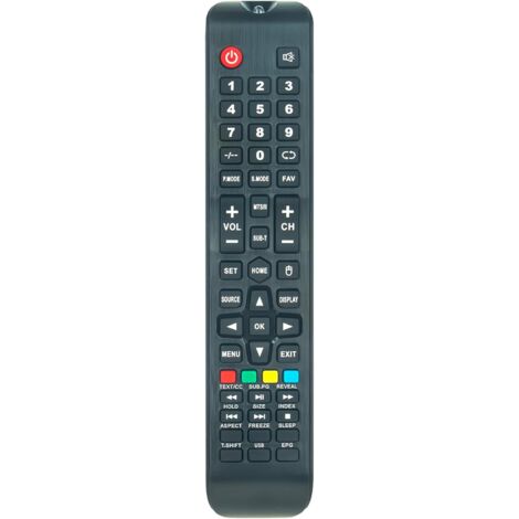 Replacement remote control for AKAI TV AKTV 4337M, AKTV 510M, AKTV 5542M Smart, AKTV 2821M Smart, AKTV 3219M, AKTV 4330NM Smart, AKTV 4335M, AKTV 3294HD Smart, AKTV 4329