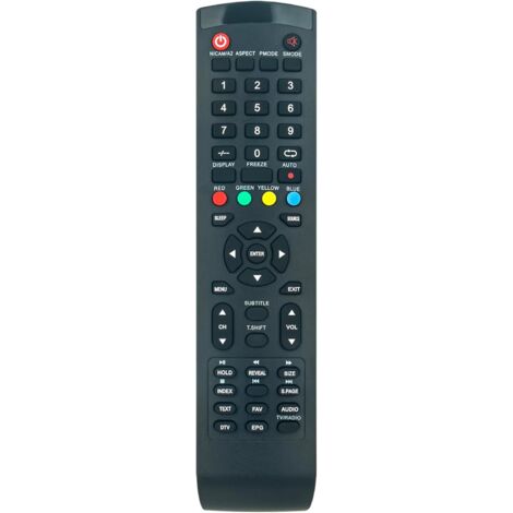 Replacement remote control for HKC TVs EH24H4FHD, EH32H4D, EH40D4K, 32D7A, 46F6, EH20H4, EH22F4, EH24H4, HT4020E32, HT40AT2, LED32V1FHD, HT19AT2, HT24AT2, HT32AT2