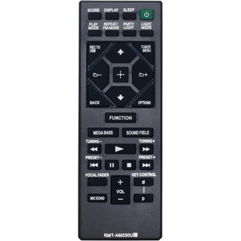 RMT-AM330U Replacement remote control for Sony audio systems HCD-SHAKEX30 MHC-V21D MHC-V71 MHC-V71D MHC-V50D MHC-V13 MHC-V50 MHC-V77DW MHC-V21 MHC-V77W MHC-V02