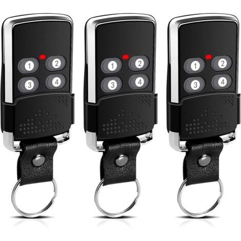 Garage door remote control 433.92 MHz - Compatible with Wisniowski EL11Q, EL12Q, EL13Q, EL17Q ELN - 4-channel rolling code (3)