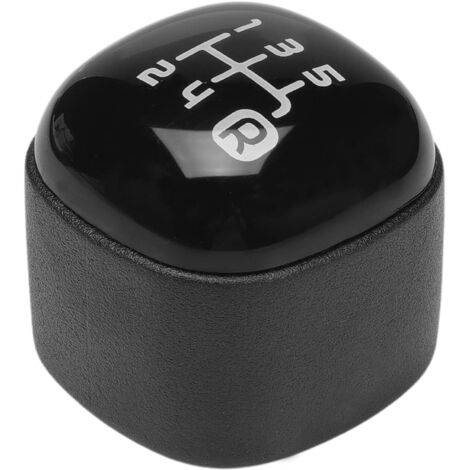 5-speed gear knob for Panda 2012, glossy black, ABS, single mode (1/5)