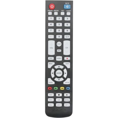 Replacement remote control for JVC Brandt United LED32BH55 LED24BH55 L-28HA82U LT-28FD100 LT-32HG82U LT-32FD300 LT-19HA82U B1960HD-LED LT-32HG82WU