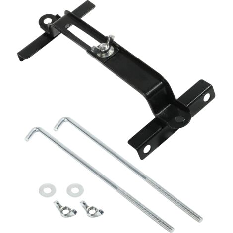 Car battery holder, battery carrier, universal, adjustable crossbar battery holder with J-bolts, car battery carrier, suitable for SUVs and cars (1/5)