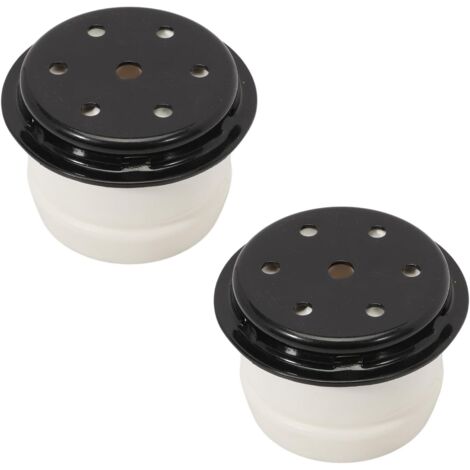 Shock absorber spring rubber buffer for rear axle suspension for Transit MK7 2006-2014 - A pair of durable, highly elastic white rubber car parts (1/5)