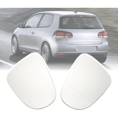 2x Golf 6 wing mirror glass 1T1 1T2 5K0857522 (1/5)