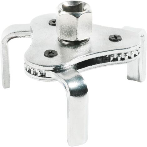 Tool for vehicle dismantling, universal 3-arm oil filter wrench for diameters of 64–116 mm, truck and car repair (1/5)
