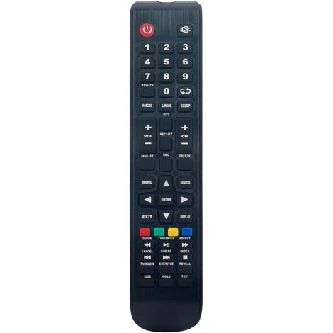 Replacement remote control for Smart Tech TVs SMT32Z4TS LE-32Z1TS SMT32Z1TS LE-24Z1IS LE-32Z4TS 24HN90N1 CH-50P28EL LE-3219NTS SMT32N40HC3L1B1 SMT32Z10HC1L1B1 SMT32Z30HC1L1B1