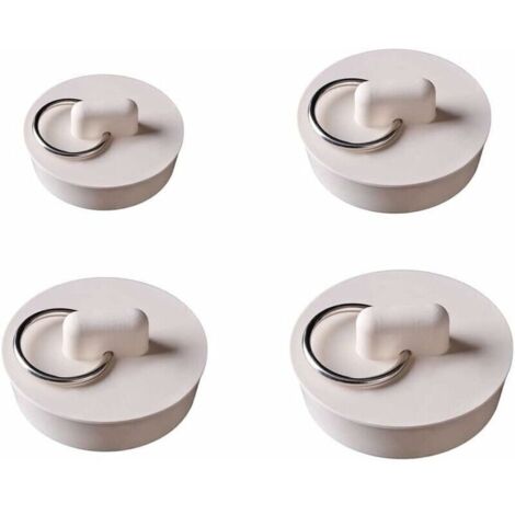 Rubber drain plug with hanging ring for kitchen, bathroom, bathtub, sink and basin (4 sizes). (1/4)