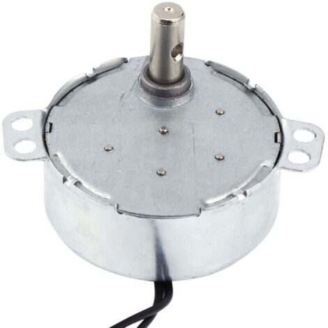220-240V AC 4W geared synchronous motor, forward/reverse rotation (5-6 rpm)