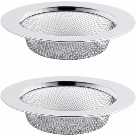 Stainless steel washing sieve, 11.5 cm draining sieve, kitchen washing sieve (1/4)