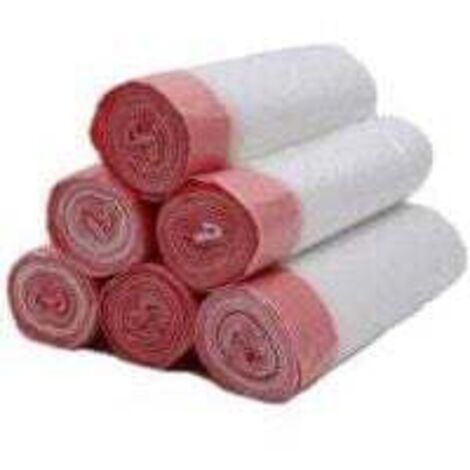 120 transparent garbage bags, 45-50 cm, with drawstring (1/5)