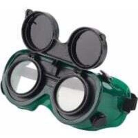 Foldable welding goggles, 50 mm lens welding goggles, safety goggles for welding, flame cutting and cutting. (1/5)