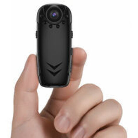 Indoor and outdoor surveillance camera, multifunctional portable body camera with video recorder, motion detection, infrared night vision for car, office, etc. (1/5)