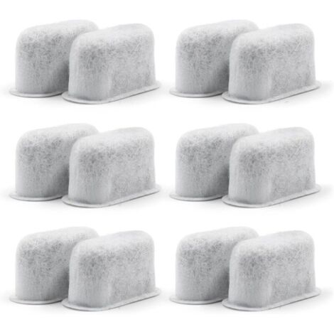 Pack of 12 compatible replacement activated carbon filters for coffee machines – suitable for all coffee machines (1/4)