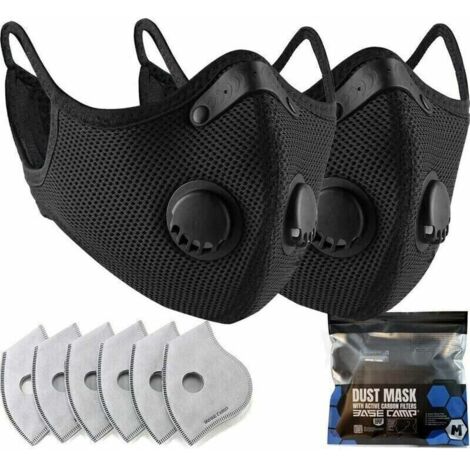 Dust mask for carpentry, construction work, lawn mowing, sanding, gardening, cleaning work, painting, cutting and polishing. (1/4)