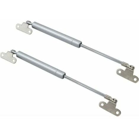 Hydraulic gas spring for furniture – Original lifting spring for kitchen cabinet doors – Pneumatic door lifting arm – Hinge damper (2-pack, 100 N) (1/5)