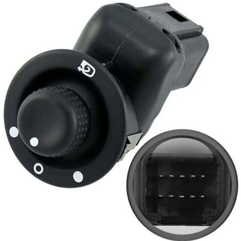 Mirror knob for Clio 3 4 Scenic Captur Modus, external adjustment switch for the folding mirror 8200676529 8200214921 (1/4)