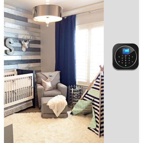 Image showcasing Intelligent security system for your home with app control, Wi-Fi, GSM ...