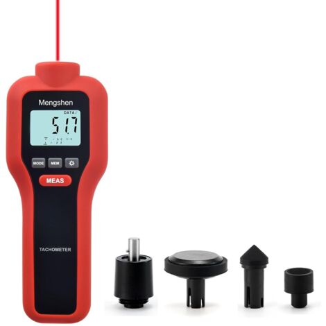 Digital tachometer, 2-in-1 tachometer for non-contact and contact measurement - TH-522 (1/5)