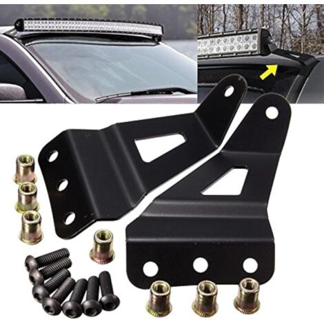 50-inch LED light bar with curved windshield mount for GM pickups and SUVs (2007–2013) Chevrolet Silverado 1500/2500HD/3500HD Pickup/Tahoe/Suburban/Avalanche (4WD/2WD) (1/5)