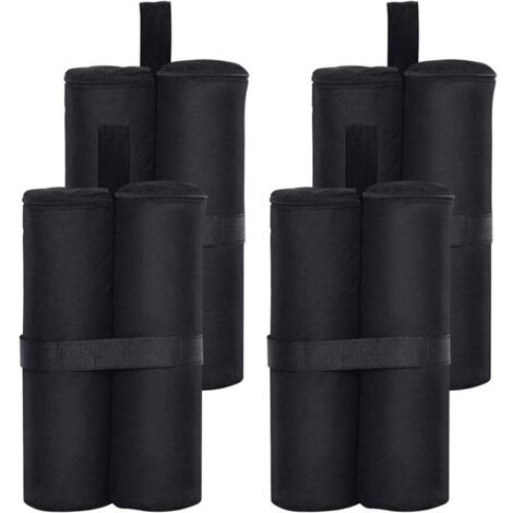 Set of 4 robust, double-stitched, industrial-grade sandbags for gazebos