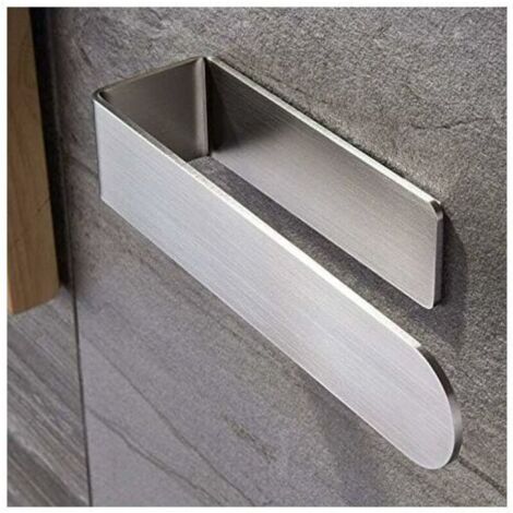 24 cm x 4 cm x 4.5 cm Self-adhesive towel holder – stainless steel towel ring for the bathroom (1/5)