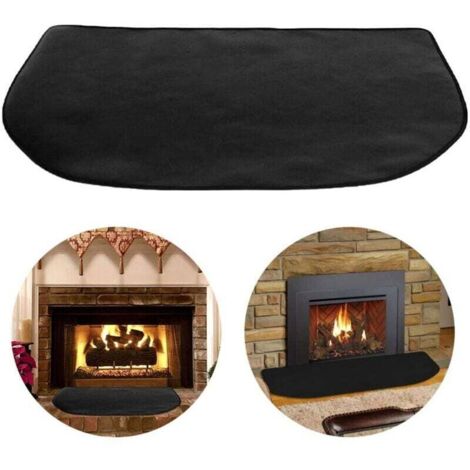 50 x 80 cm fireproof fiberglass fireplace mat for protecting fireplaces and stoves indoors (1/5)