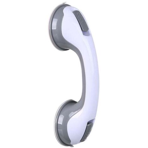 (Grey) 1 piece safety grab bar for bathtub/shower with suction cup for bathroom and toilet (1/5)