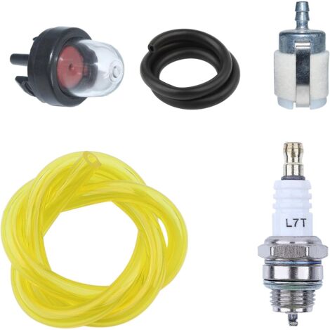 Air and fuel filters for Husqvarna 455E, 455 Rancher and 461 chainsaws with primer pump. Replaces part number 537255701. (1/5)