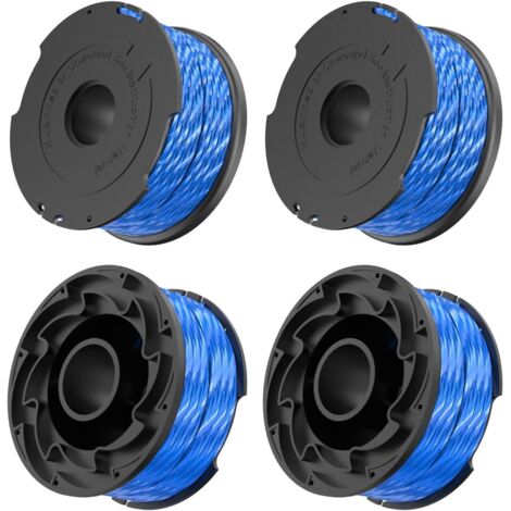 Black & Decker A6441, 4-pack trimmer line spools for brushcutters GL315, GL350, GL650, GL652, GL655, GL660 and GL680. Diameter: 1.65 mm, Length: 12.2 m. (1/5)
